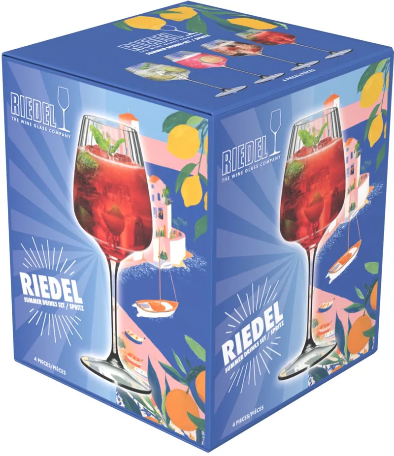 Cocktailglazen / Spritz Glazen - Mixing Set Spritz - 550 ml - 4 Stuks de Riedel en Transparent – photo produit
