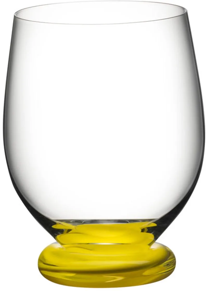 Fatto A Mano Tumbler Piccolo, universele beker, drinkglas, whiskyglas, kristalglas, geel, 337 ml, 4900/02Y de Riedel – photo produit