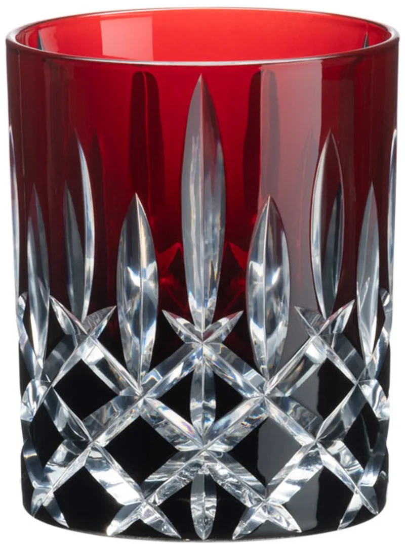 Laudon beker, whiskyglas, tumbler, glas, drinkglas, kristalglas, rood-zwart, 295 ml, 1515/02S3CB von Riedel in Rot – Produktfoto