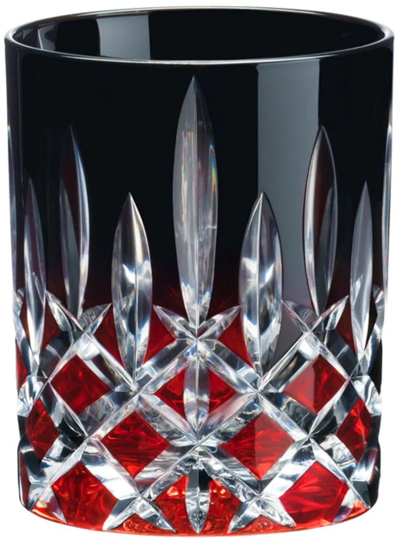 Laudon beker, whiskyglas, tumbler, glas, drinkglas, kristalglas, zwart-rood, 295 ml, 1515/02S3BC by Riedel in Black – product photo