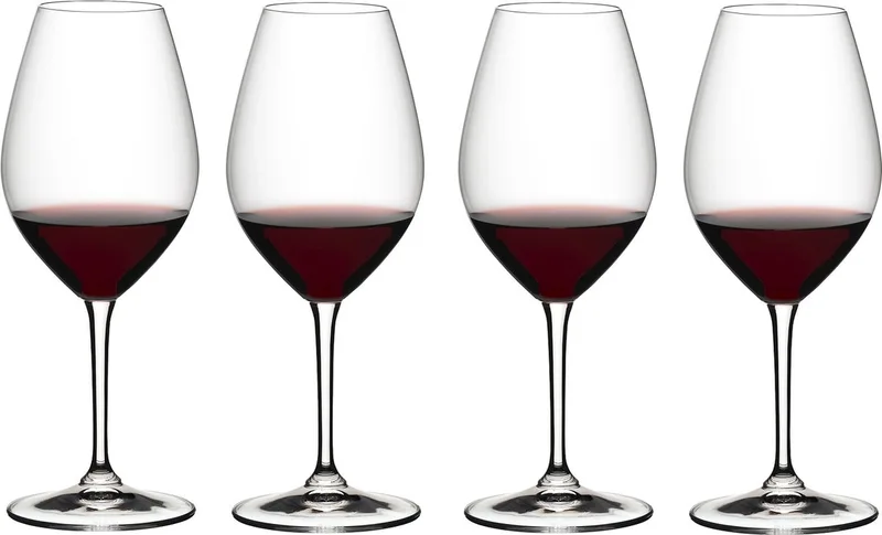 Rode Wijnglazen Wine Friendly - Wijnglazen voor rode wijn - Perfect voor elke gelegenheid - Kras- en breukbestendig - Vaatwasserbestendig - Kristalglas - Diameter 97 mm, Hoogte 246 mm - Glaswerk - Wijnglazen en -Benodigheden von Riedel in Transparent – Produktfoto
