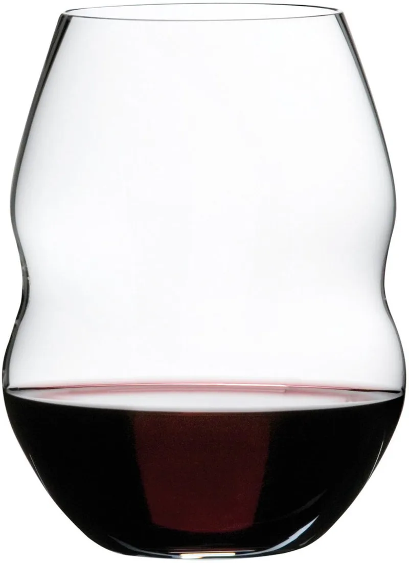 Swirl rode wijn, rode wijnglas, wijnglas, hoogwaardig glas, 580 ml, set van 2, 0450/30 by Riedel in Transparent – product photo