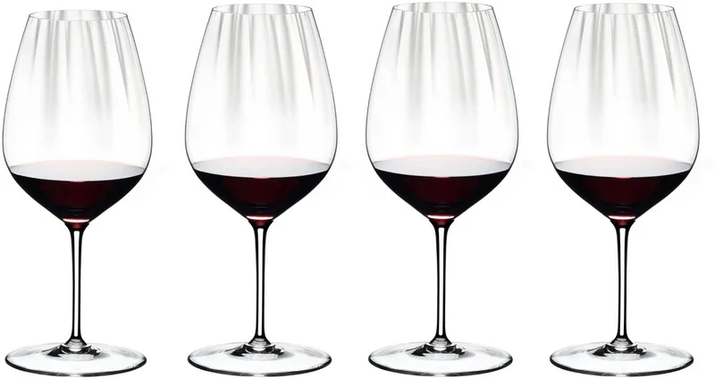 Wijnglazenset - Rode Wijnglazen - Performance - Cabernet / Merlot - 834 ml - 4 Stuks by Riedel in Transparent – product photo