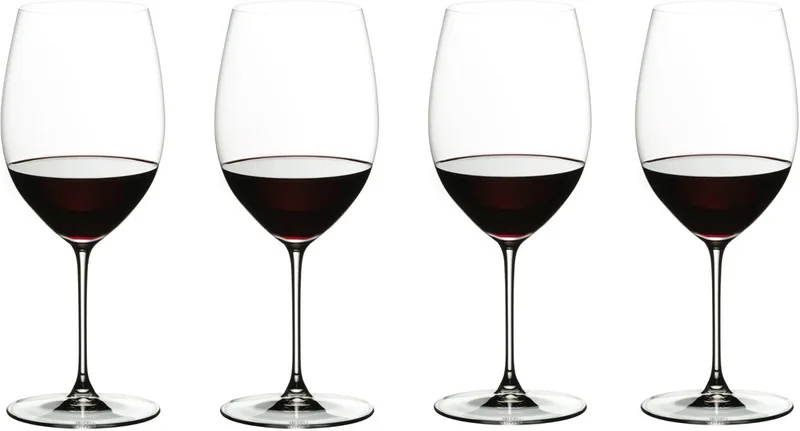 Wijnglazenset - Rode Wijnglazen - Veritas - Cabernet / Merlot - 709 ml - 4 Stuks de Riedel en Transparent – photo produit