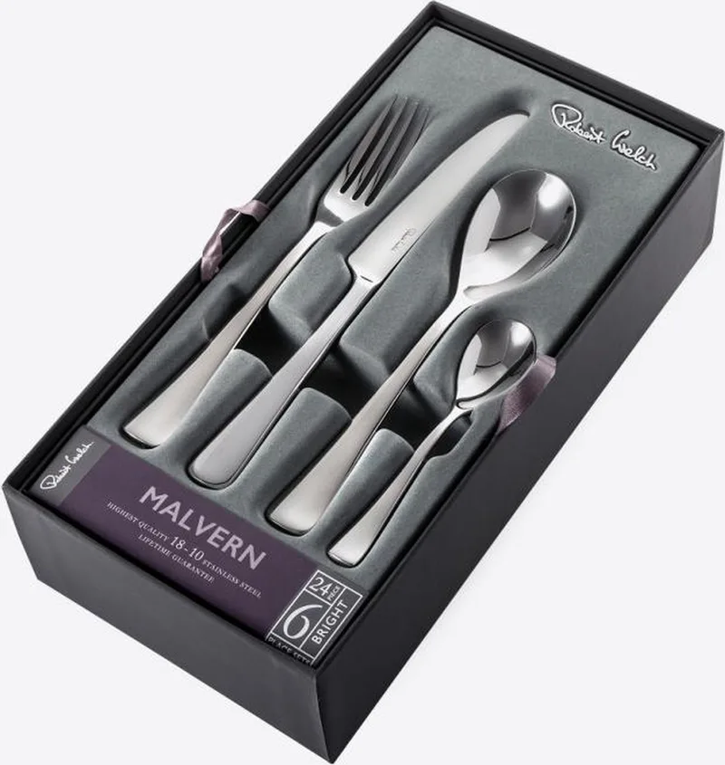 Malvern 24-delige bestekset uit rvs by Robert Welch in Zilvergrijs – product photo