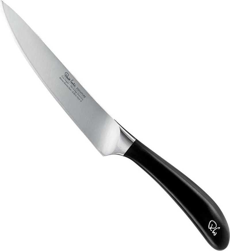 Signature officemes 14cm von Robert Welch in Zilvergrijs, Schwarz – Produktfoto