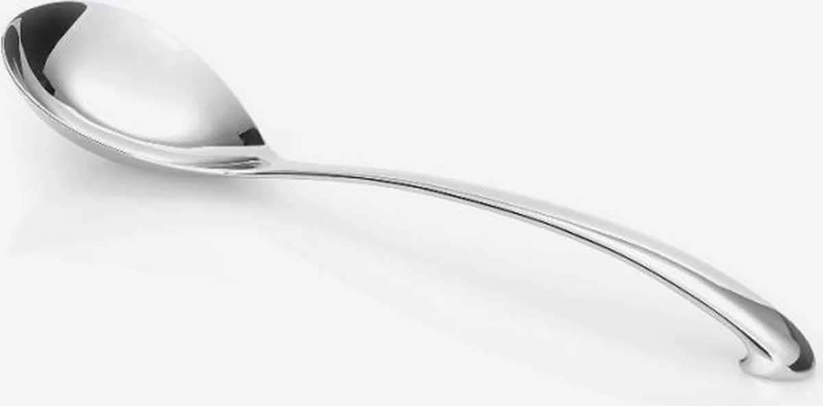 Signature opscheplepel uit rvs 32cm van Robert Welch in Zilvergrijs – productfoto