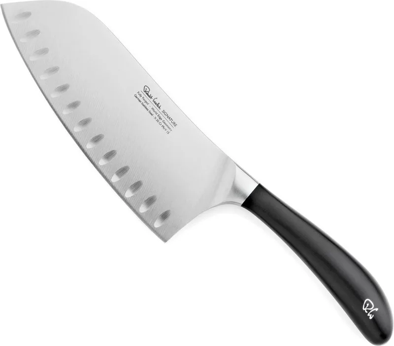 Signature Santokumes breed 17cm by Robert Welch in Black, Rvs – product photo