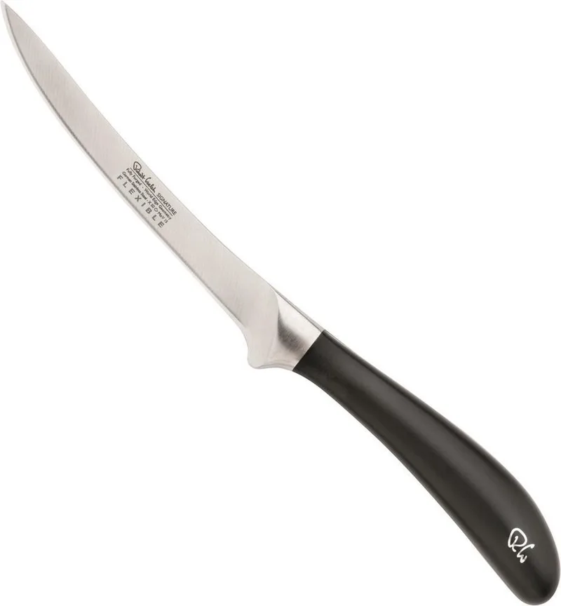 Signature uitbeenmes 16cm flexibel von Robert Welch in Schwarz, Rvs – Produktfoto