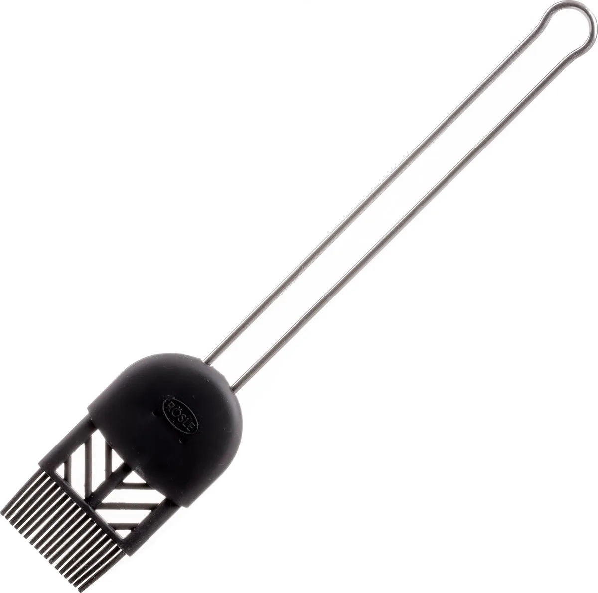 Bakkwast - Rvs - 26 cm - Incl Draadgreep van Rösle in Zwart – productfoto