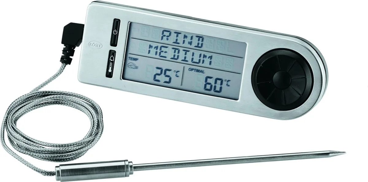 Barbecue Barbecue Kernthermometer - Digitaal van Rösle in Zilver – productfoto