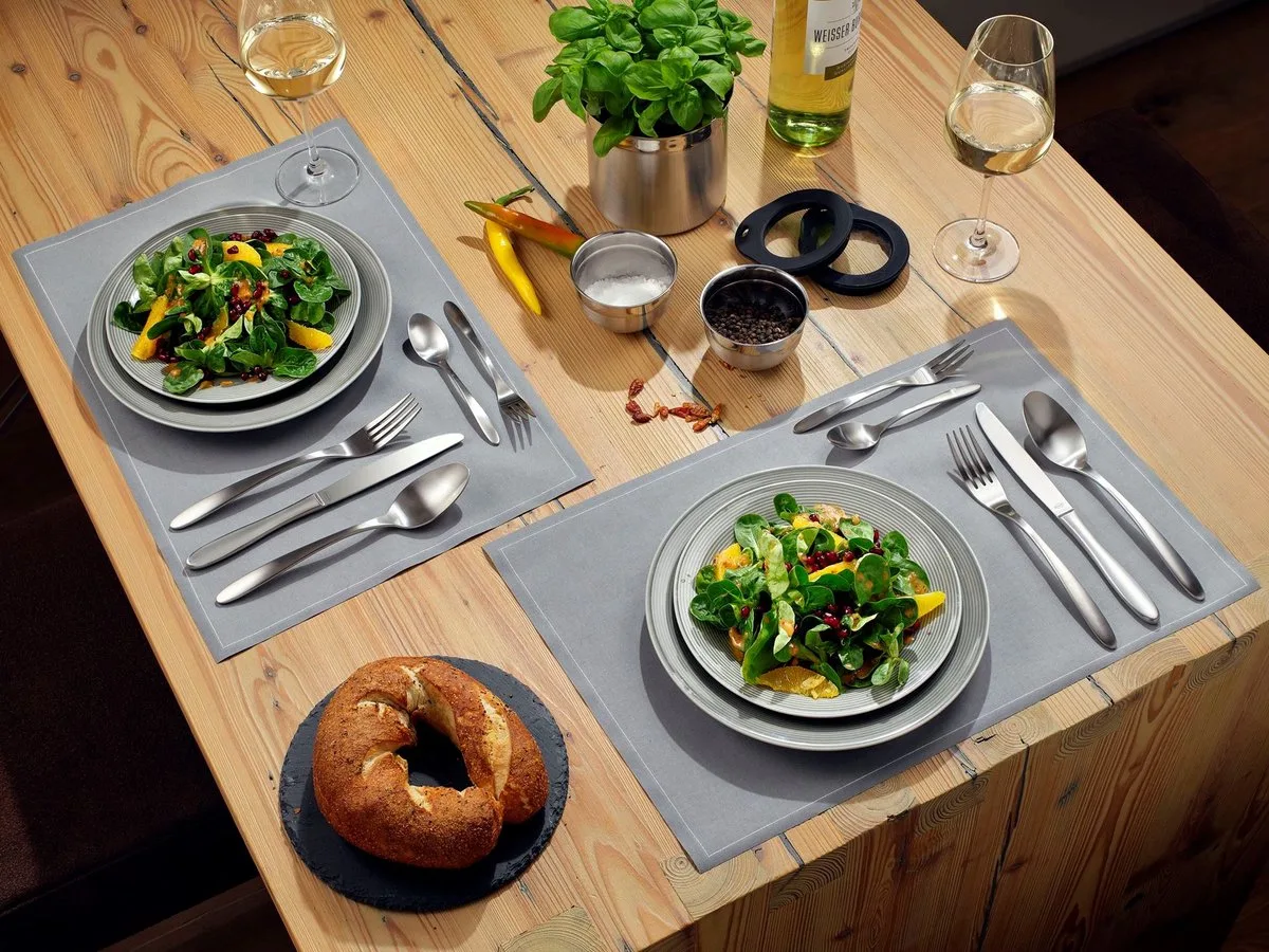 Bestekset, 60 Delig, Mat van Rösle in Zilver – productfoto