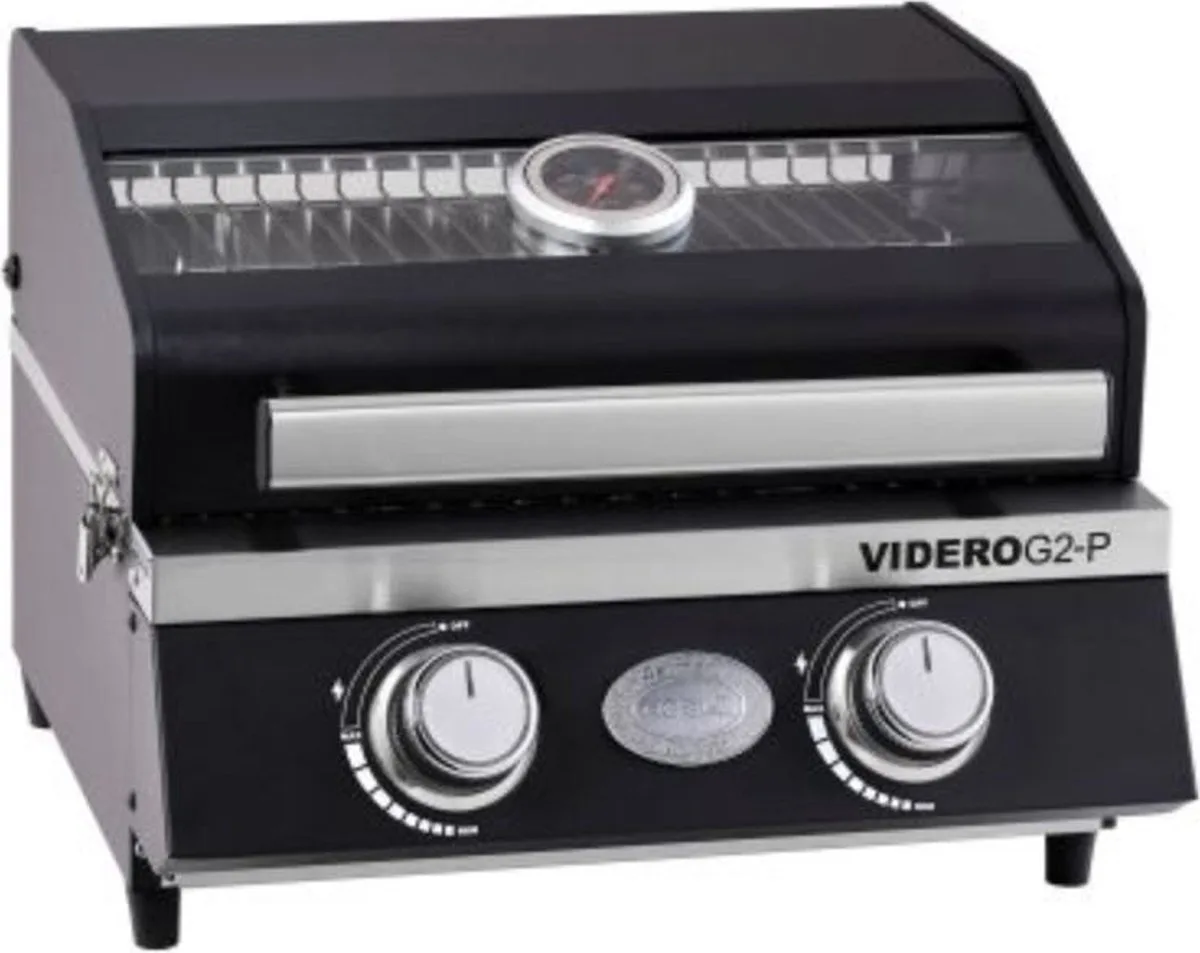 Gasbarbecue Videro G2-P, 50mbar van Rösle in Zwart – productfoto