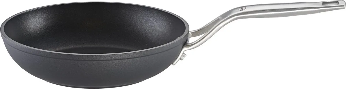 Keuken Blaze Koekenpan - Aluminium/RVS/Kunststof - Ø20 cm - Zwart/Zilver van Rösle in Zwart – productfoto