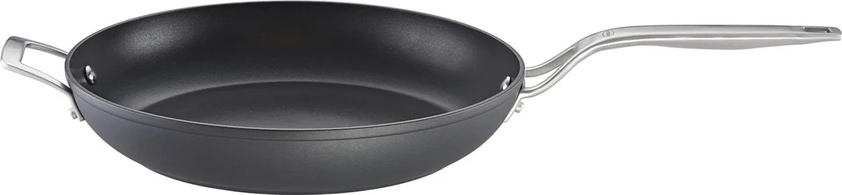 Keuken Blaze Koekenpan - Aluminium/RVS/Kunststof - Ø32 cm - Zwart/Zilver van Rösle in Zwart – productfoto