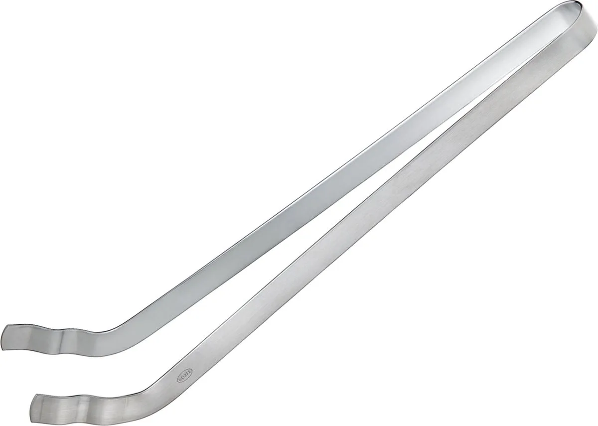 Keukentang - Grilltang Gebogen van Rösle in Zilver – productfoto