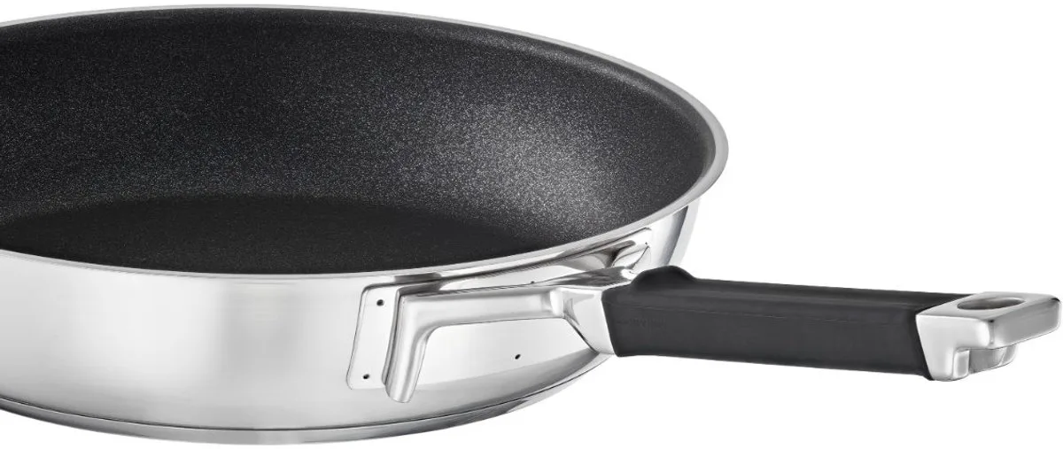 Koekenpan, 32 cm, ProResist Non-Stick van Rösle in Zilver – productfoto