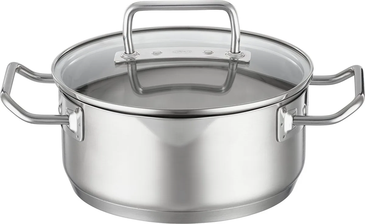 Kookpan, 20 cm, Laag van Rösle in Zilver – productfoto
