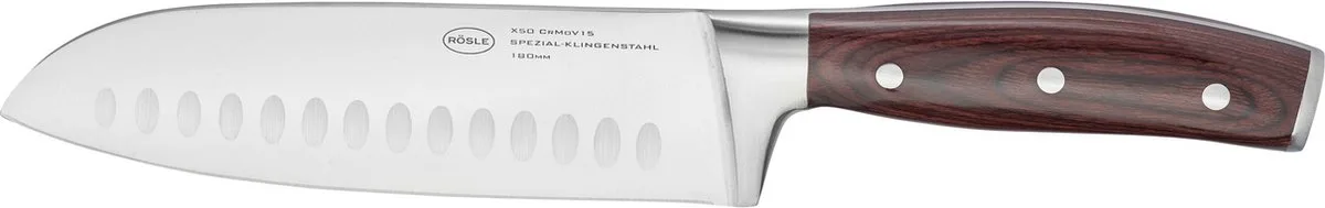 Mes Rockwood 37,5 Cm Rvs/siliconen Zilver/bruin van Rösle in Zilver – productfoto