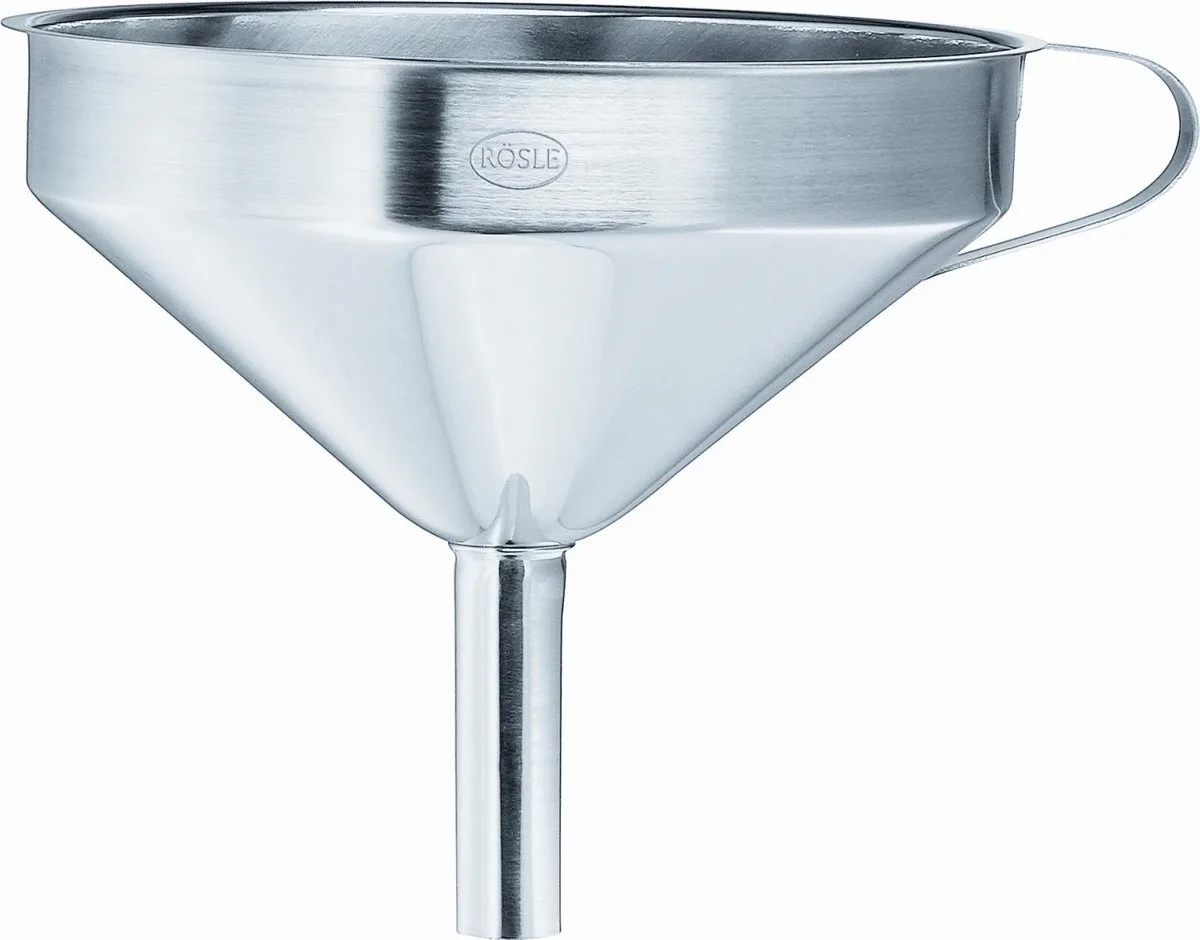 Trechter - Rvs - Conisch - Ø 12 cm von Rösle in Silber – Produktfoto