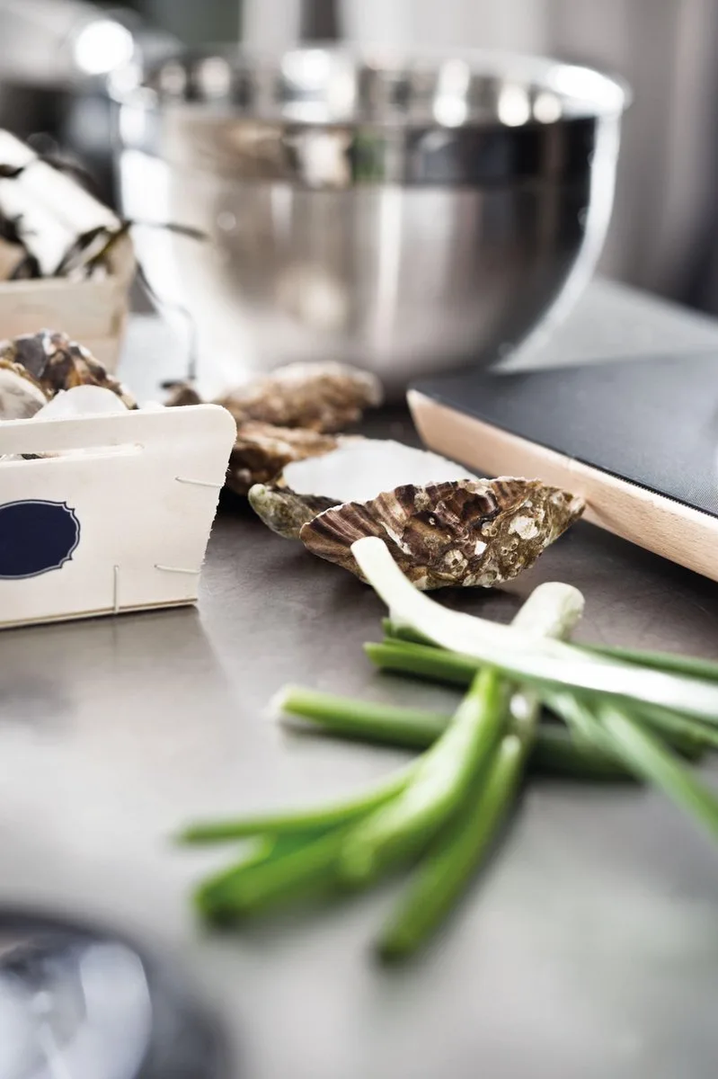 Vergiet - Roestvrijstaal - brede opening - Ø 18 cm van Rösle in Zilver – productfoto