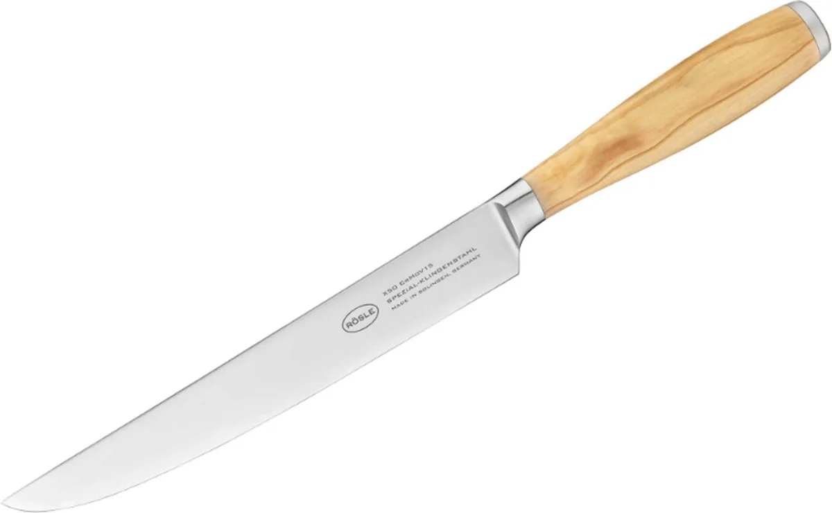 Vleesmes, 19 cm, Olijfhout von Rösle in Mehrfarbig – Produktfoto
