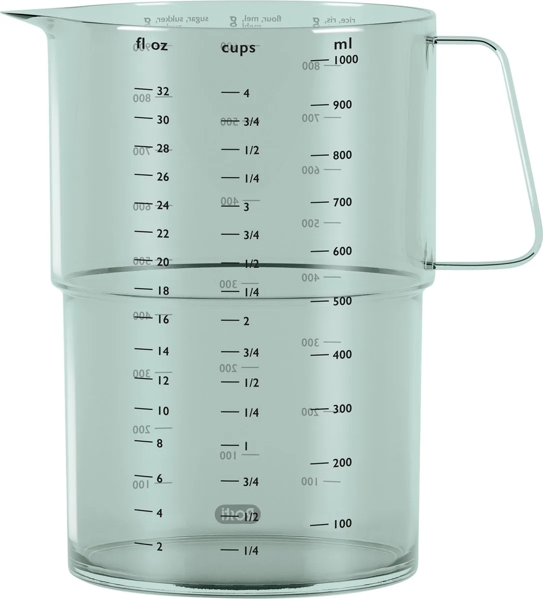 Mensura Maatbeker 1000 ml de Rosti en Nordic green – photo produit