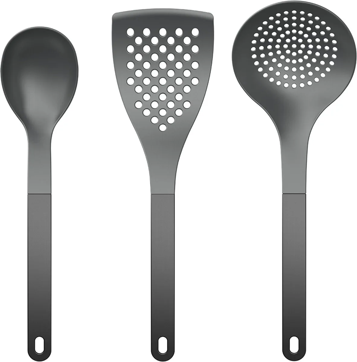 Ustensiles de cuisine Optima 2, 3 pièces Nylon noir de Rosti en Noir – photo produit