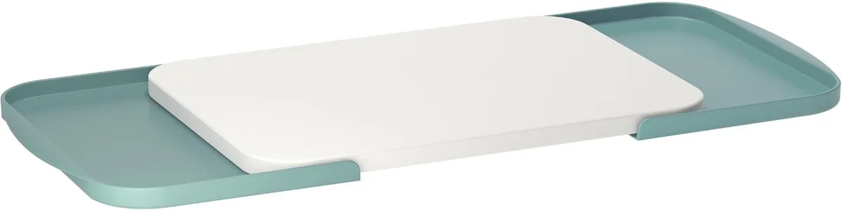 Separa Snijplank met bakjes 39,5 x 26,8 x 2 cm van Rosti in Nordic green – productfoto