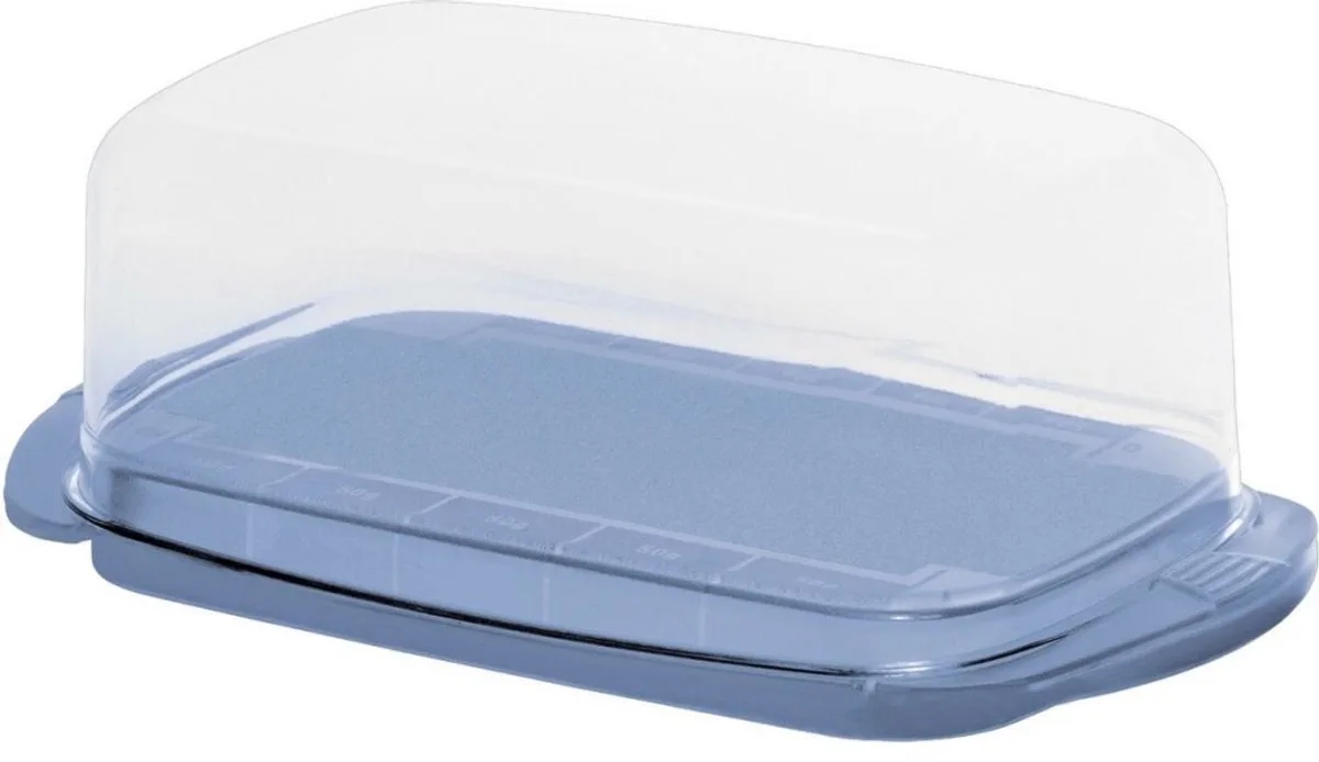 Fresh Botervloot 18x9.5x6.9 cm Horizon Blauw/Transparant von Rotho in Blau – Produktfoto