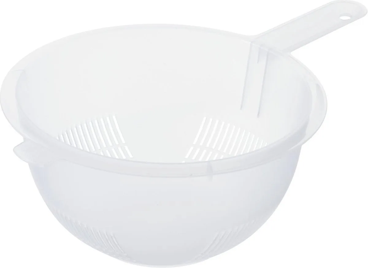 keukenzeef RONDO met handvat van Rotho in Transparant – productfoto