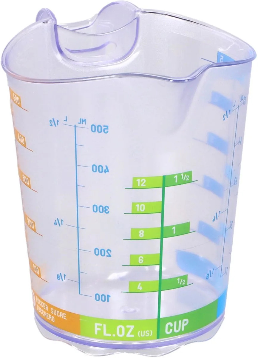 Maatbeker - 0,5 L - Domino van Rotho in Transparant – productfoto