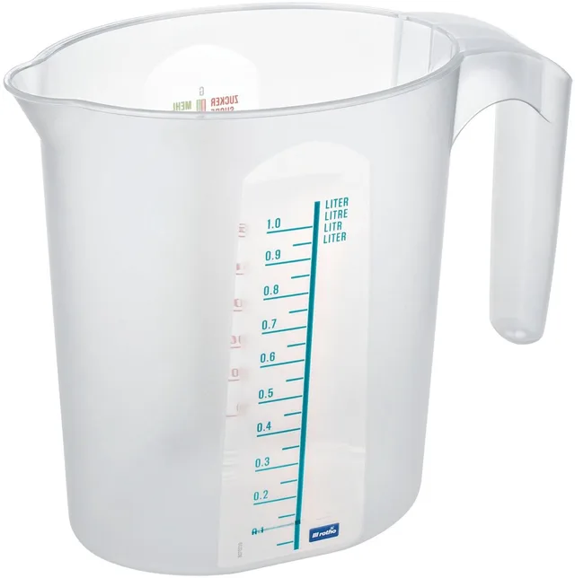 Topline maatbeker - 1 liter -Transparant