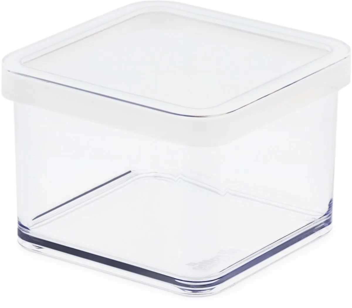 Voorraadbus - Vershouddoos - Voorraadpot 10x10x7 cm Transparant / 500 ml von Rotho in Weiß – Produktfoto