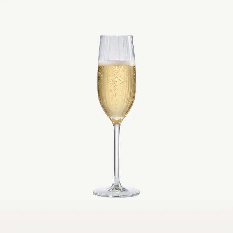 Adora Champagneflutes 21 cl / 210 ml | Set van 6 Stuks | Champagneglazen voor Prosecco en Cava | Glas | Vaatwasserbestendig de Royal Leerdam en Transparent – photo produit