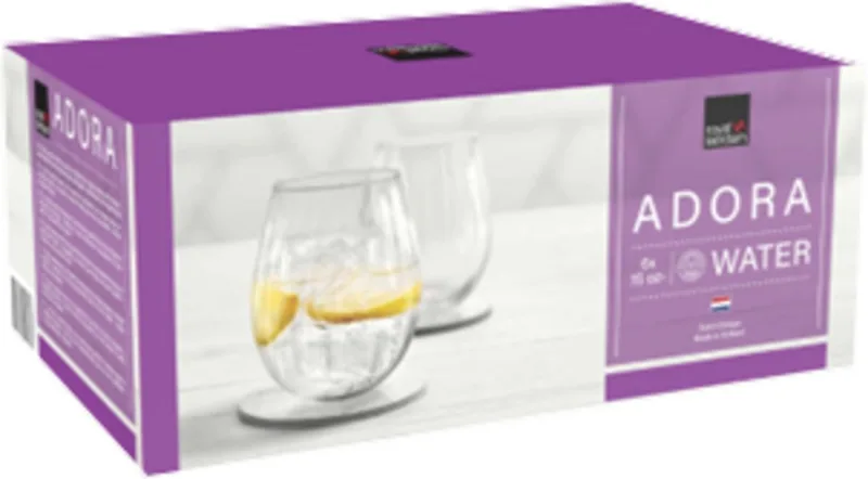 Adora - Waterglazen - 6 stuks - 15 cl - Glazen - Waterglas von Royal Leerdam in Transparent – Produktfoto