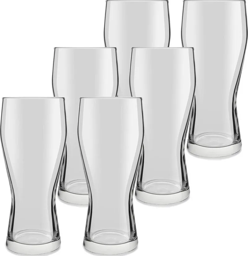 Bierglazen Mainz - 18x stuks - 400 ml - speciaal bier glazen de Royal Leerdam en Transparent – photo produit