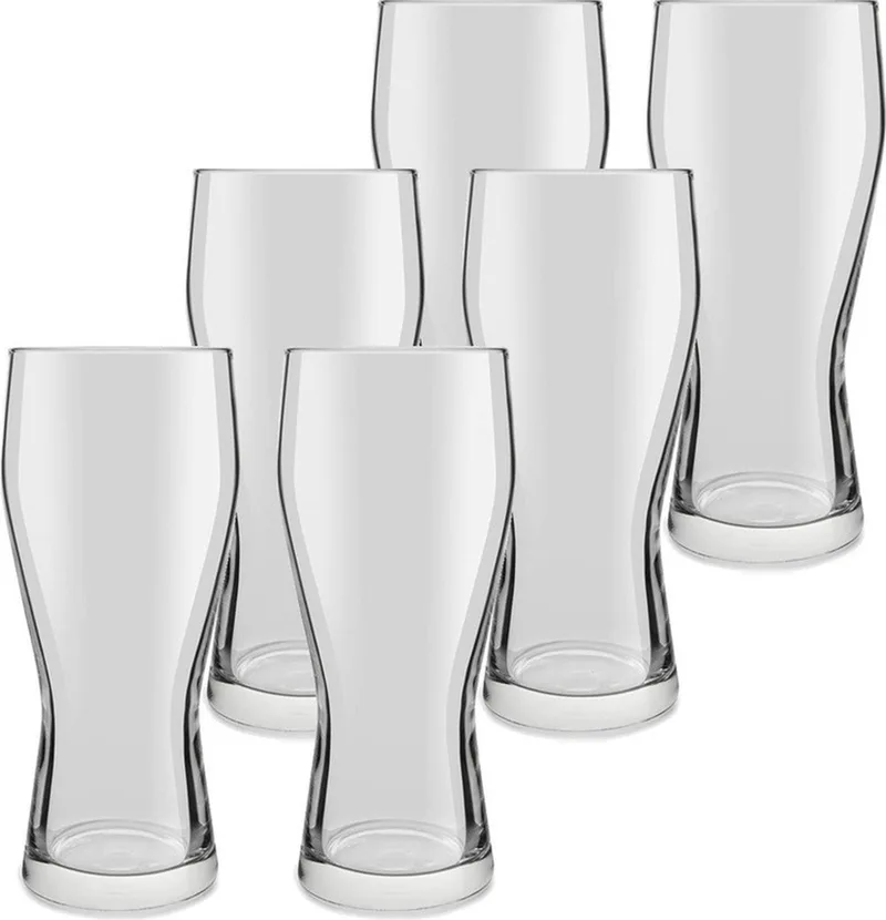Bierglazen Mainz - 6x stuks - 400 ml - speciaal bier glazen by Royal Leerdam in Transparent – product photo