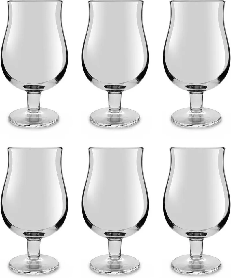 Bierglazen Mainz - 6x stuks - tulpglazen - 400 ml by Royal Leerdam in Transparent – product photo