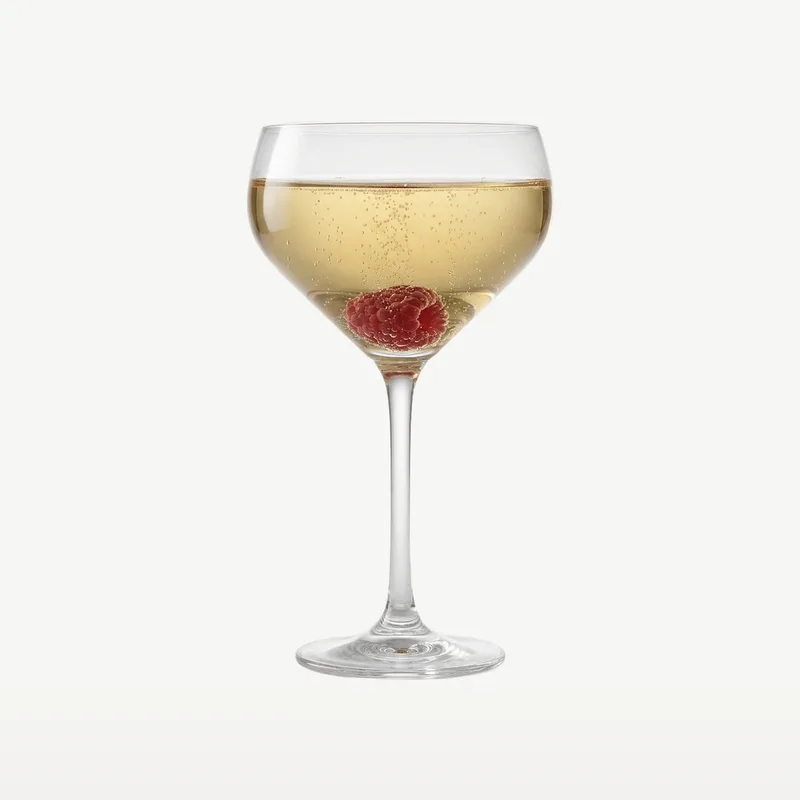 Bonheur Cocktails Champagnecoupe 30 cl / 300 ml | Set van 6 Stuks | Champagneglazen voor Champagne en Cocktails | Vaatwasserbestendig de Royal Leerdam en Transparent – photo produit