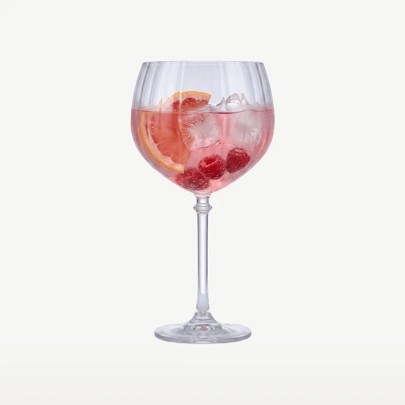 Bonheur Cocktails Gin Tonicglazen 63,5 cl / 635 ml | Set van 6 Stuks | Cocktailglazen voor Gin Tonic | Glas | Vaatwasserbestendig by Royal Leerdam in Transparent – product photo