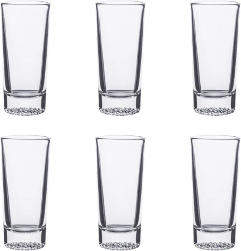 Borrelglazen - Party at Home - 4 cl - Borrelglaasjes - Shotglaasjes - 6 stuks by Royal Leerdam in Transparent – product photo