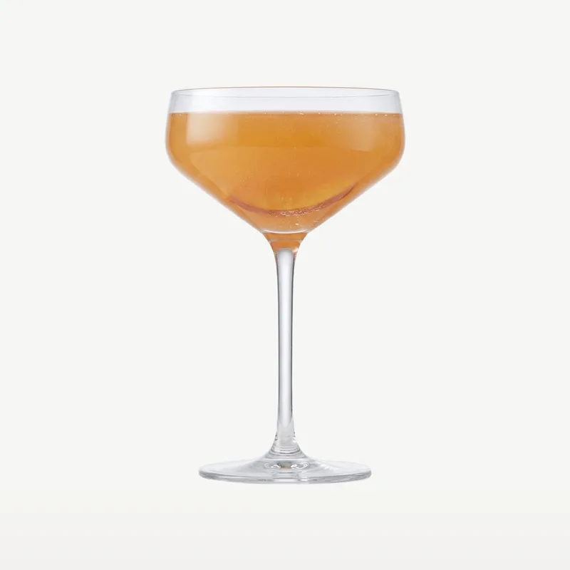 Carre Champagnecoupe 30 cl / 300 ml | Set van 6 Stuks | Champagneglazen voor Prosecco en Cava | Glas | Vaatwasserbestendig van Royal Leerdam in Transparant – productfoto