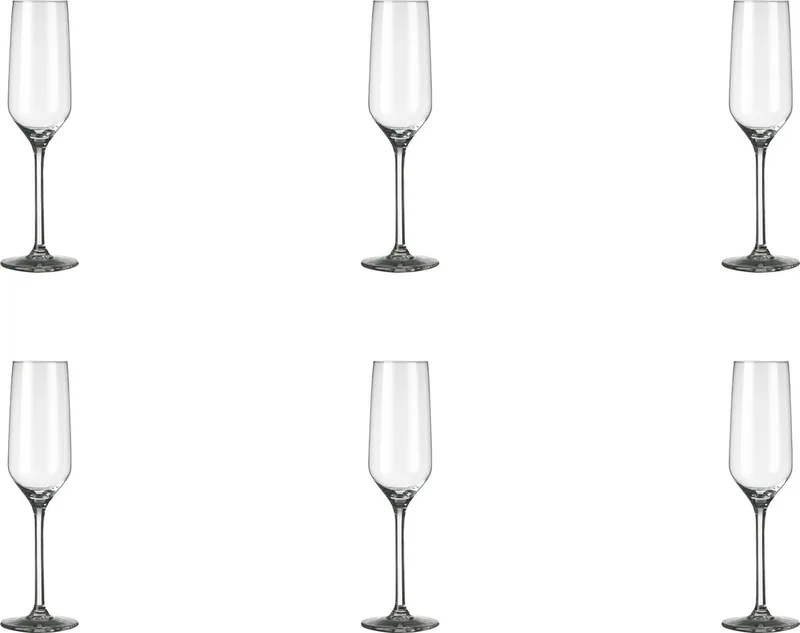 Carré Champagneglas 22 cl - 6 stuks by Royal Leerdam in Transparent – product photo