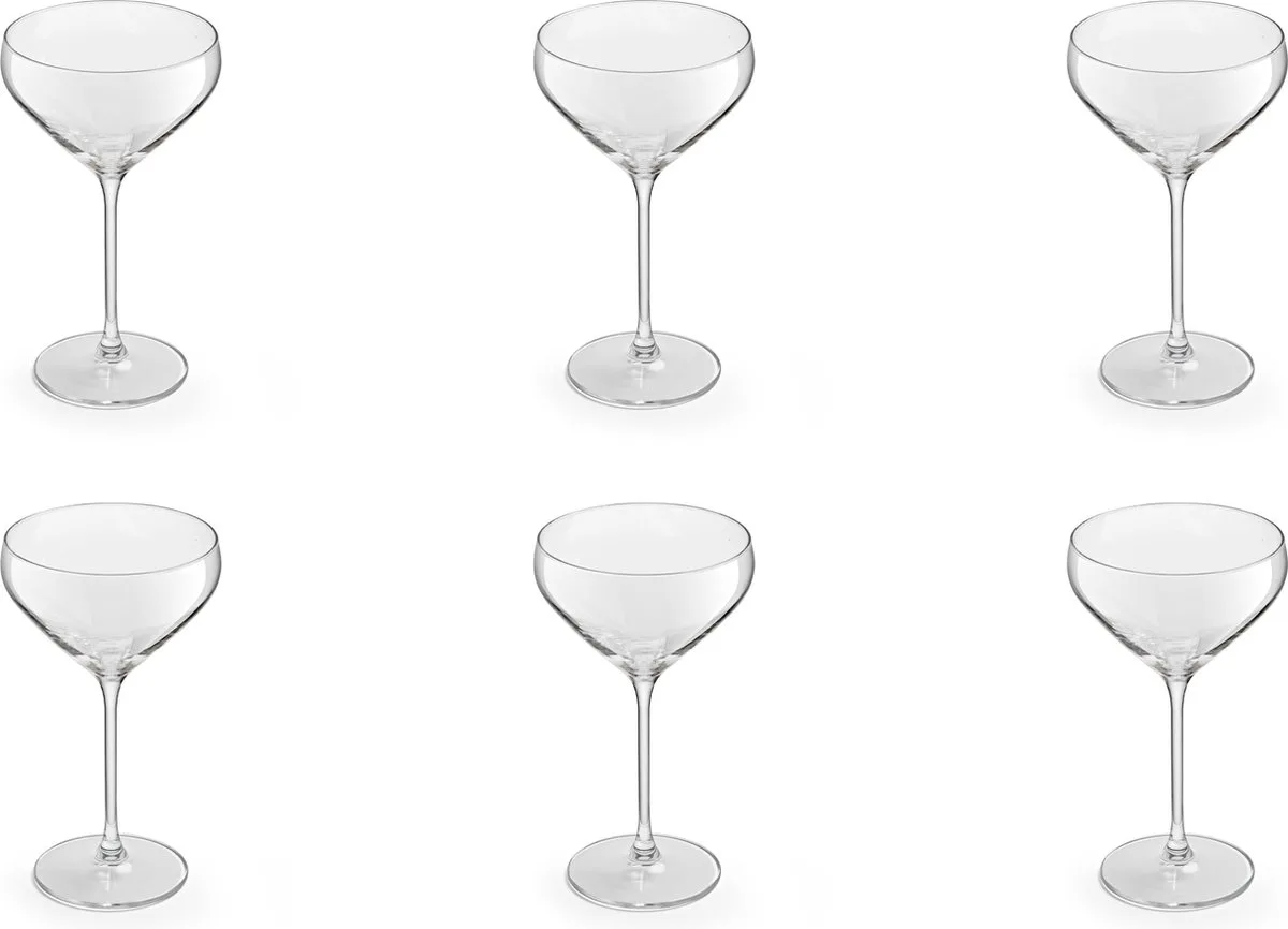 Champagnecoupe Royal Leerdam Doyenne 30 cl - 6 stuk(s) van Royal Leerdam in Transparant – productfoto