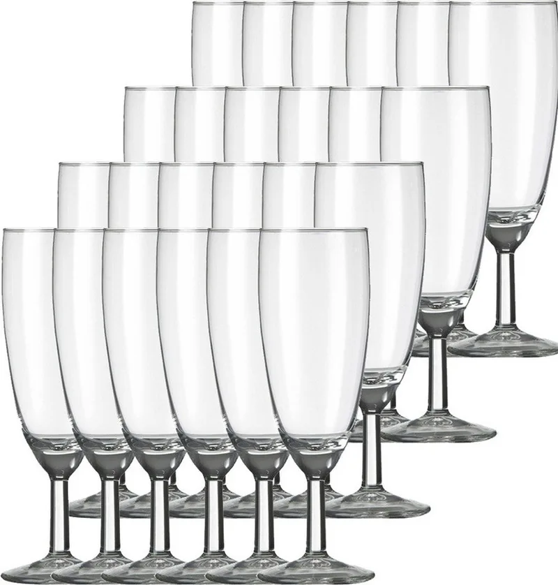 Champagneglazen/flutes Gilde - 18x stuks - 150 ml/15 cl von Royal Leerdam in Transparent – Produktfoto