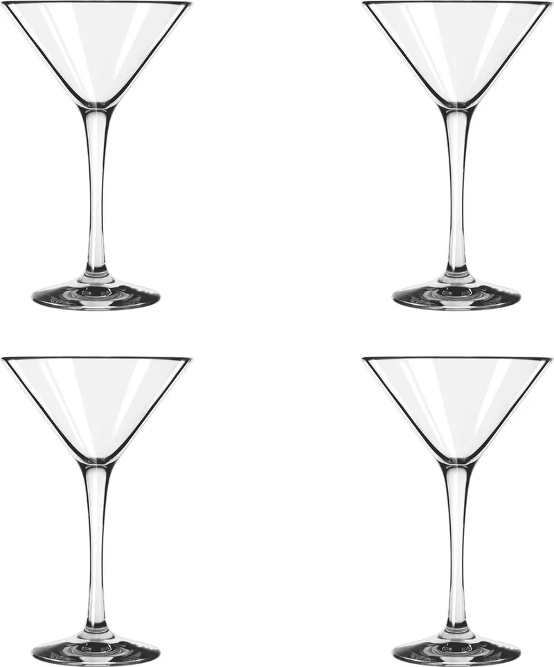 Cocktailglas - 26cl - 18cm - 4 stuks by Royal Leerdam in Transparent – product photo