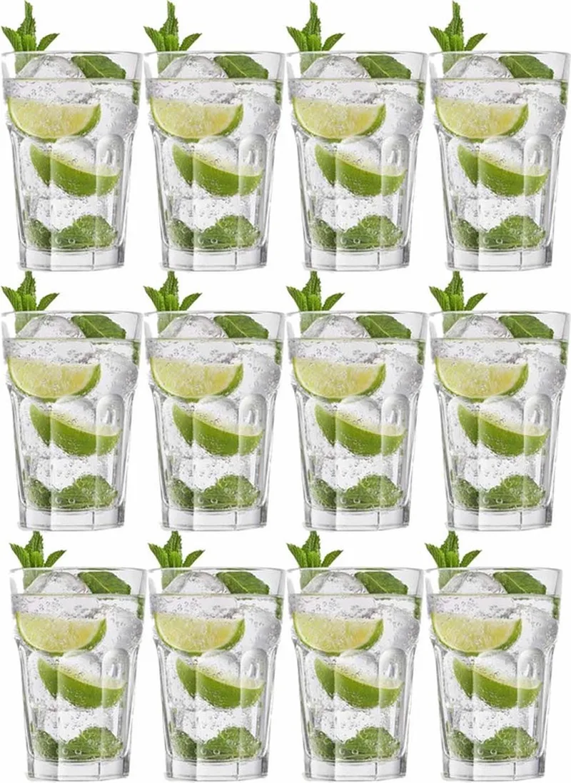 Cocktailglazen/Mojito - 16x stuks - 410 ml - Cocktail drinkglazen - Gin/tonic glazen von Royal Leerdam in Transparent – Produktfoto