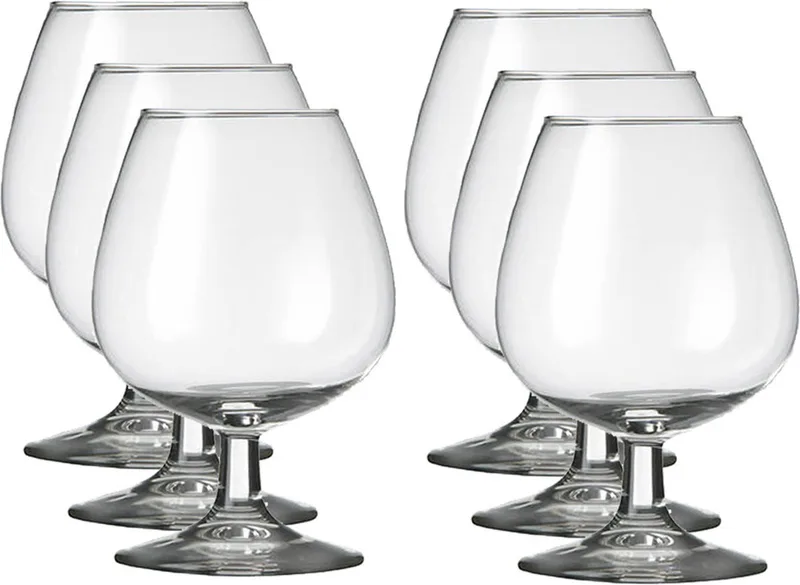 Cognacglazen Specials - 18x - 370 ml - Cognac glazen op voet by Royal Leerdam in Transparent – product photo