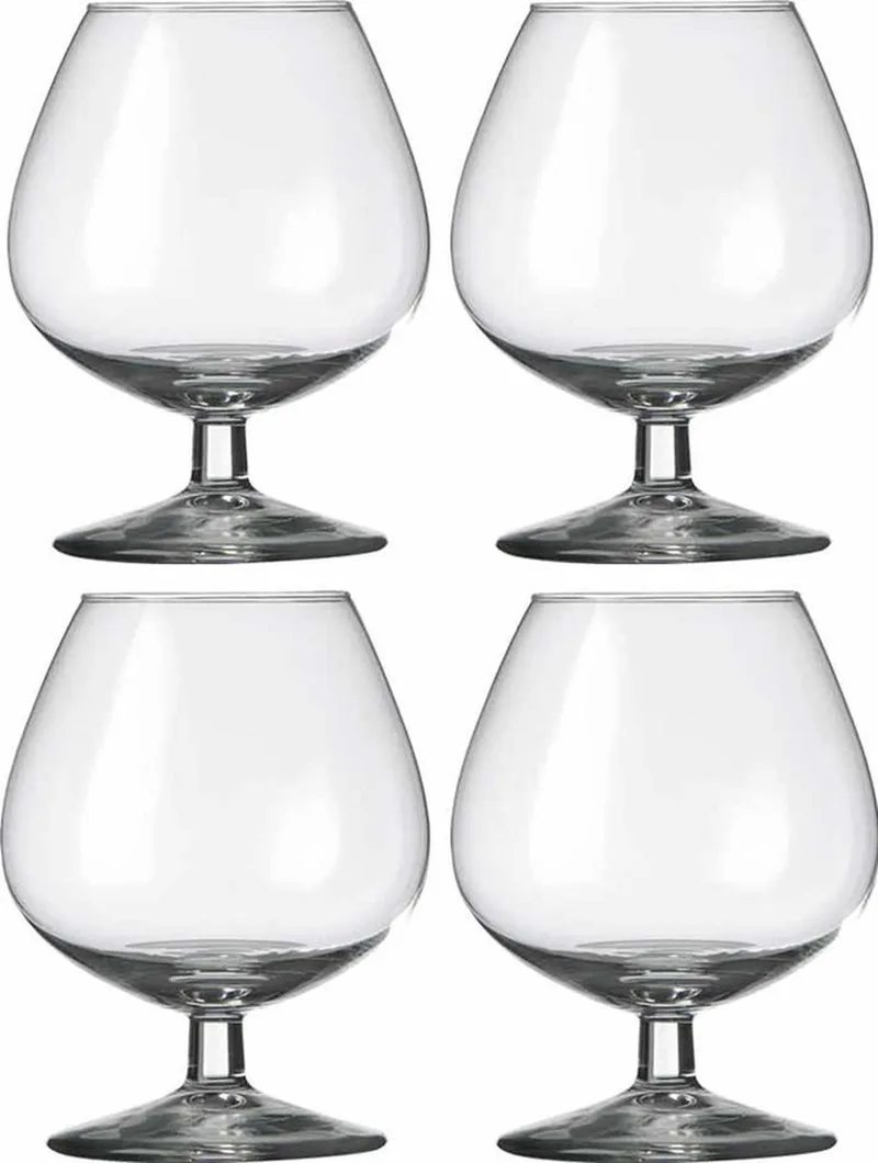 Cognacglazen Specials - 4x stuks - 800 ml - Whisky - Cognac glazen op voet fra Royal Leerdam i Gennemsigtig – produktbillede